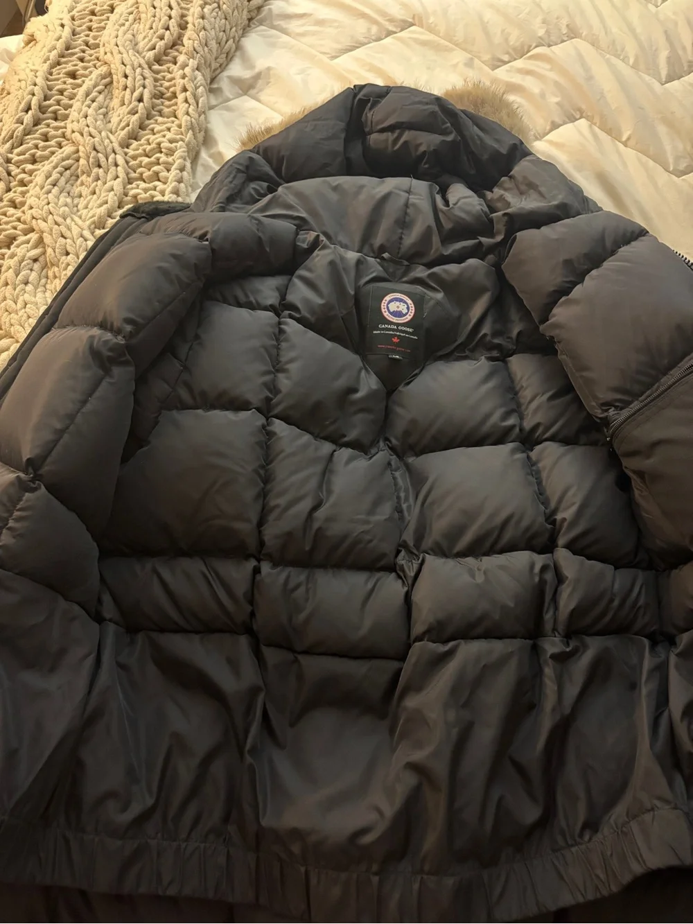 Canada goose men’s expedition down park(Size large)